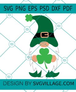 St Patrick's Gnome SVG