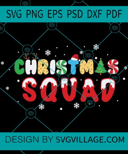 Christmas Squad svg