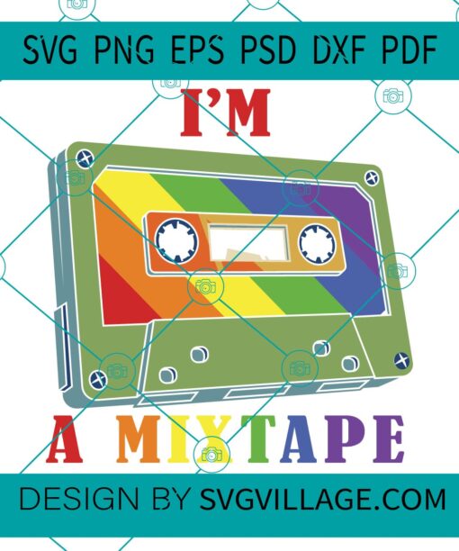 I am a mixtape svg