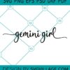 Gemini Girl svg