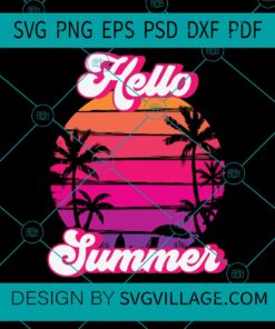Hello Summer svg