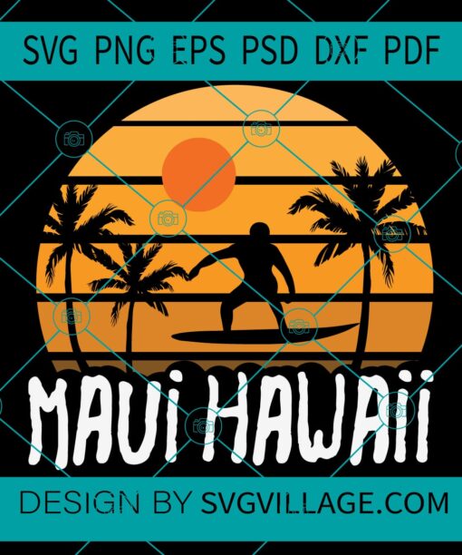 Maui hawaii svg