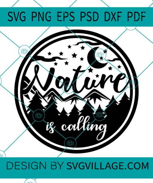 Nature is calling svg