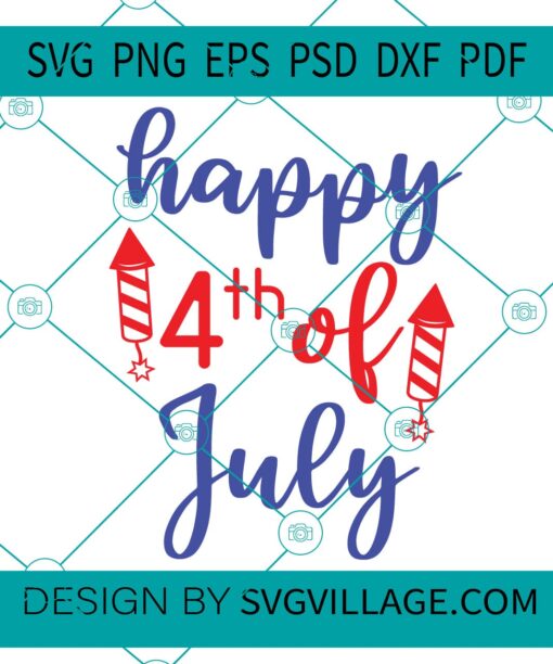 Happy 4th of July svg