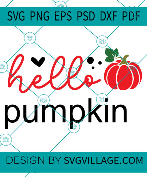 Hello Pumpkin svg
