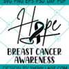 Hope Breast Cancer Awareness svg