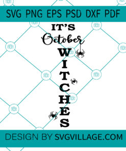 Its October Witches svg