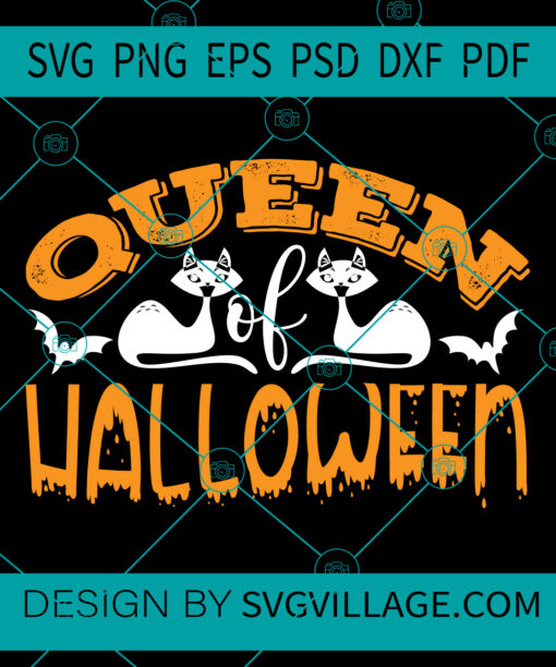 Queen Of Halloween svg