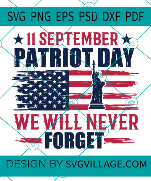 11 September Patriot Day svg
