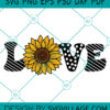 Love Sunflower svg