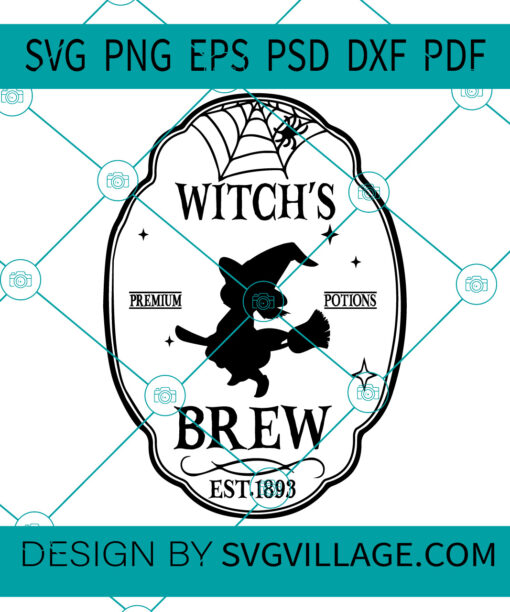 Witch's brew est 1893 svg