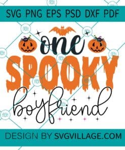 one spooky boyfriend SVG